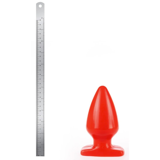 Plug Fat M I Love Butt 14 x 7.5 cm Red