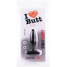 Plug Slim M I Love Butt 11 x 3.7 cm Noir