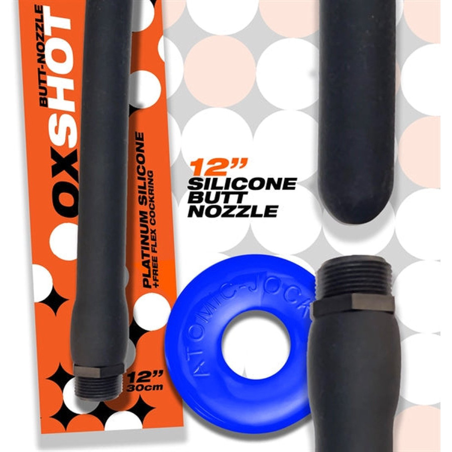 [SIL] OXSHOT Butt-Nozzle Shower Hose 12 Inch