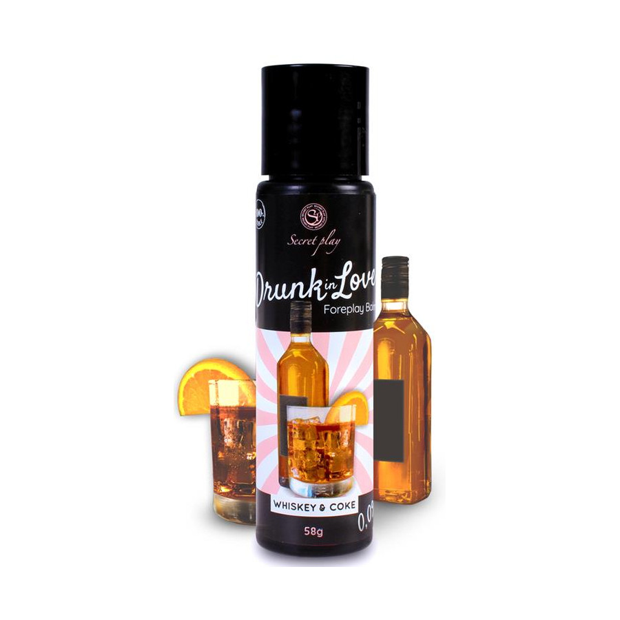 Lubrifiant Comestible Drunk In Love Whiskey & Cola 60ml Lubrifiant Comestible Drunk In Love Whiskey & Cola 60ml