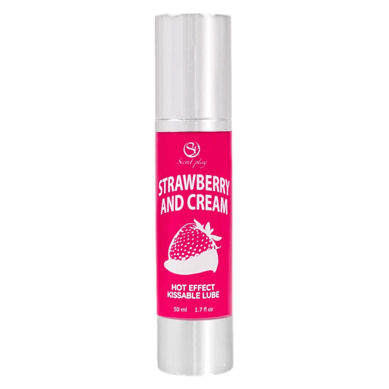 TOUCH & KISS Hot Effect Lubricant Strawberry Cream 50ml