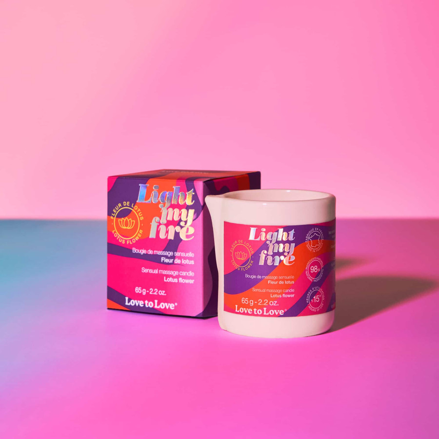 Light My Fire Massage Candle 65g Lotus Flower