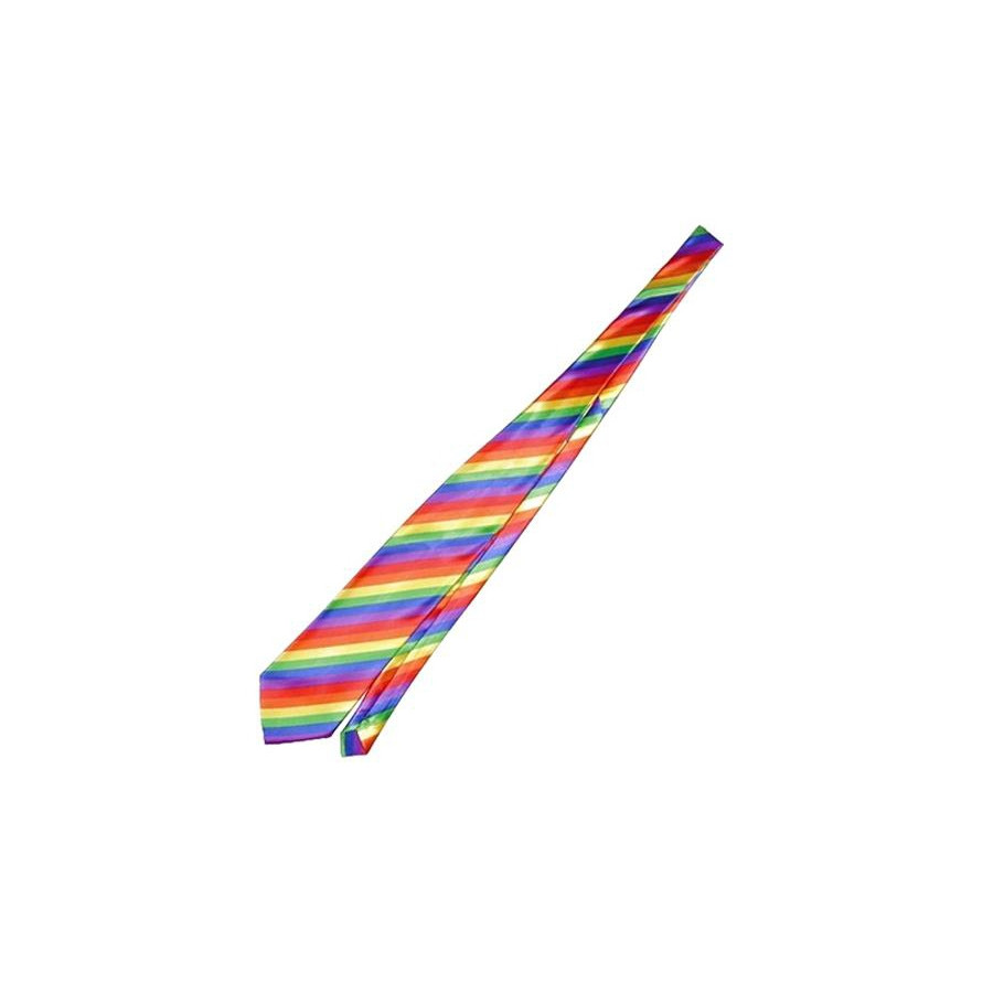 Rainbow tie with elastic 35cm