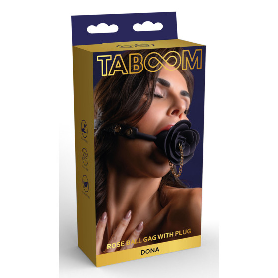 Bâillon Dona 40mm Noir