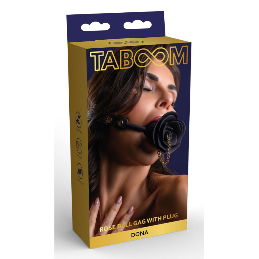 Bâillon Dona 40mm Noir