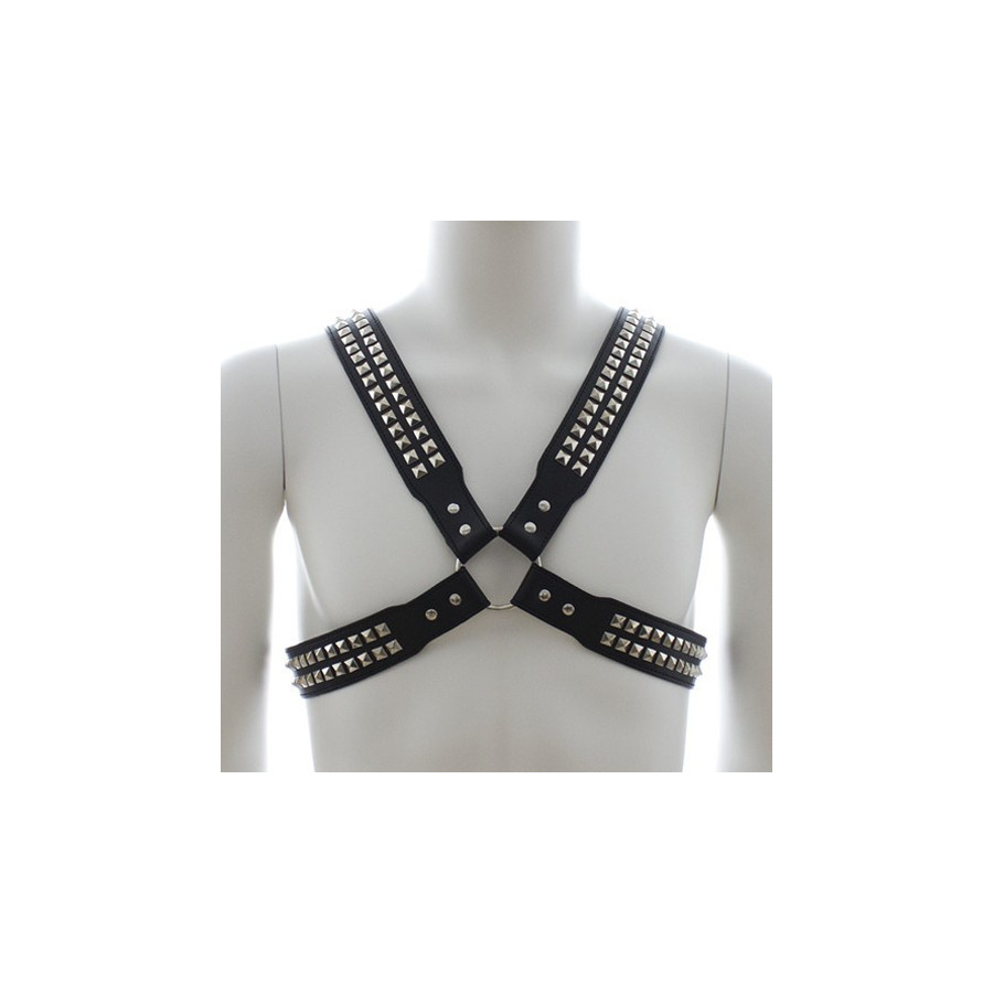 Harnais homme Studs Steel Chest