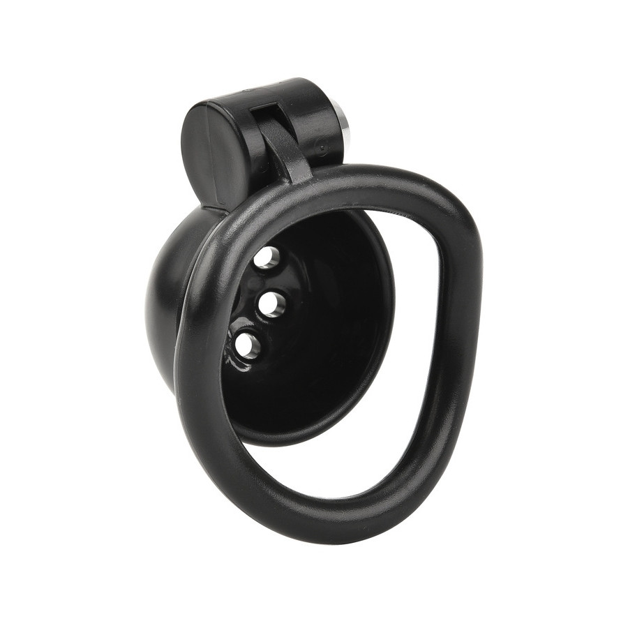 Cage Round Lock 4 x 3.5 cm Black