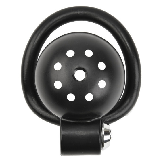 Cage Round Lock 4 x 3.5 cm Black