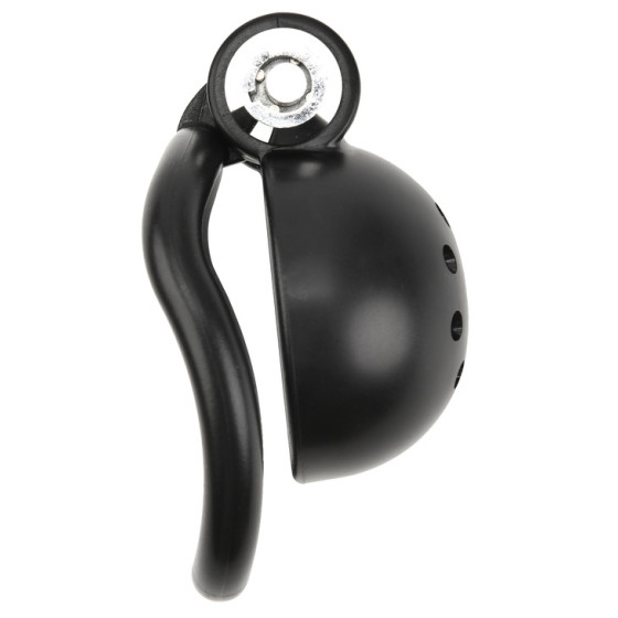 Cage Round Lock 4 x 3.5 cm Black
