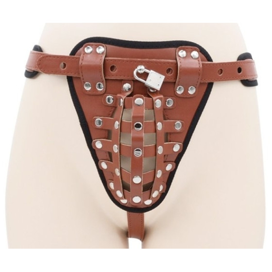 Chastity Belt Full Brown