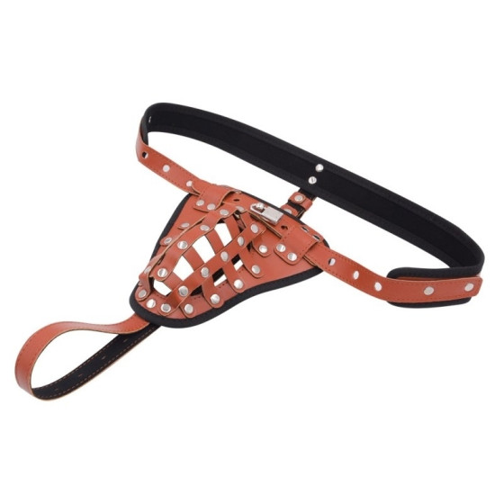 Chastity Belt Full Brown