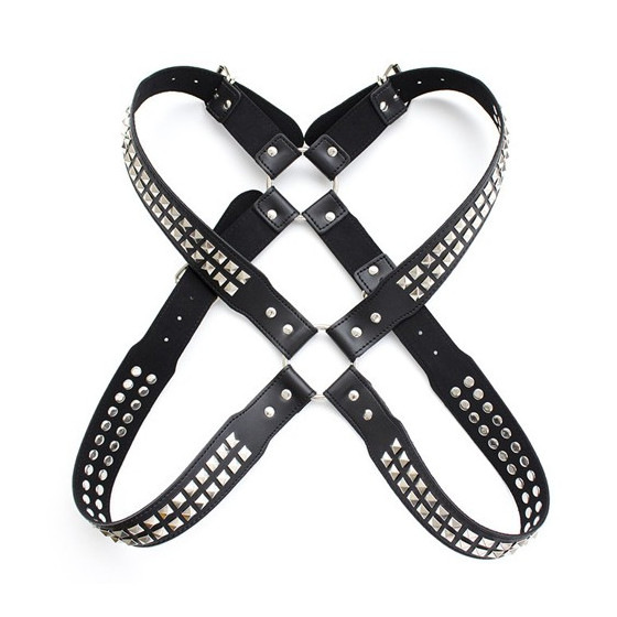 Harnais homme Studs Steel Chest