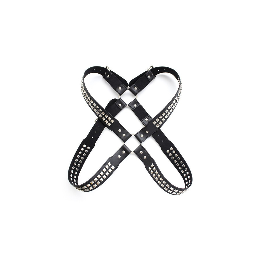 Harnais homme Studs Steel Chest