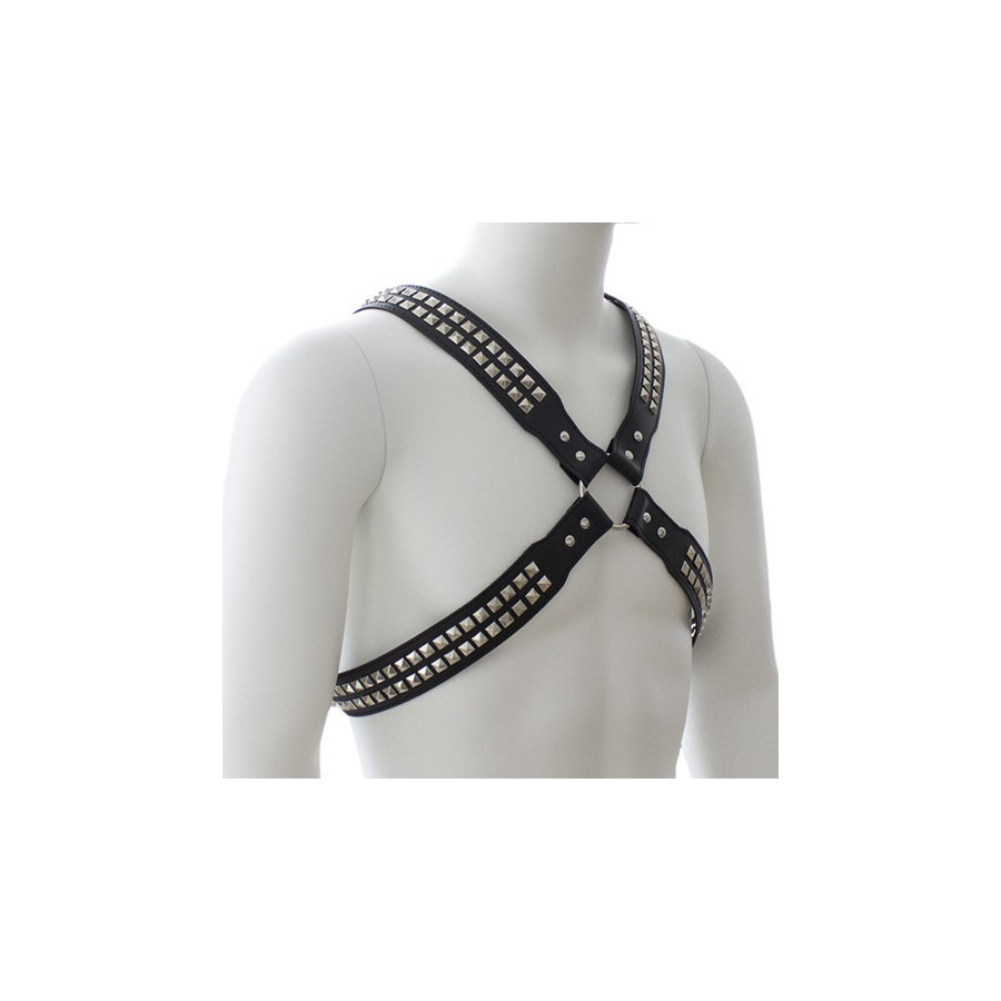 Harnais homme Studs Steel Chest