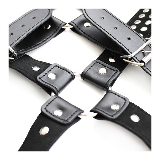 Harnais homme Studs Steel Chest