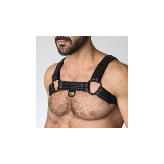 Harnais Bulldog en néoprène Noir