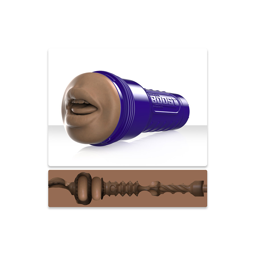 Masturbateur Fleshlight Boost Blow Bouche Dark Masturbateur Fleshlight Boost Blow Bouche Dark