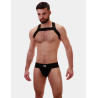 Harnais élastique Matt Noir