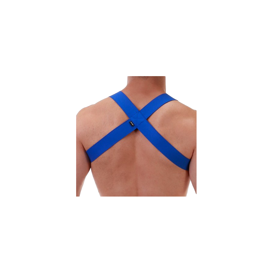 Harnais en élastique Matt Bleu