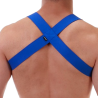 Harnais en élastique Matt Bleu