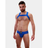 Harnais en élastique Matt Bleu