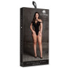 Open Thong Body Large Size Leda Black