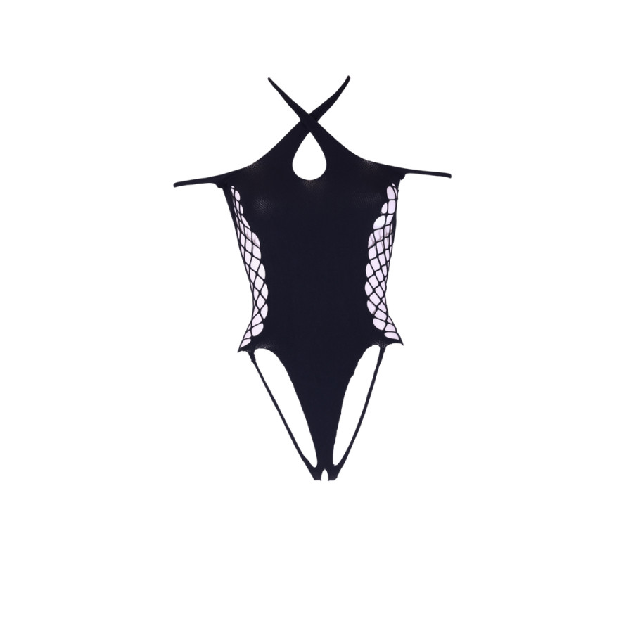 Body String Ouvert Leda Noir