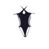Body String Ouvert Leda Noir
