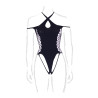 Open Thong Body Large Size Leda Black