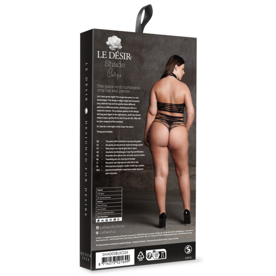 Ensemble 2 Pièces Grande Taille Carpo Noir