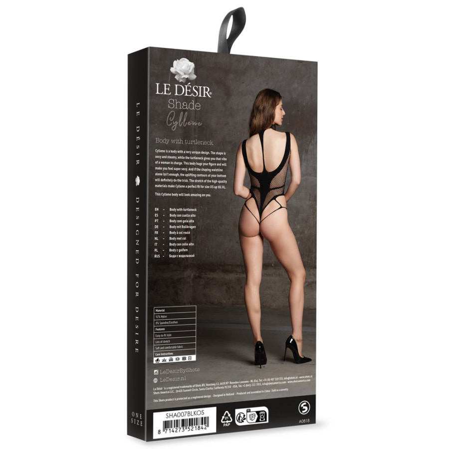Body String Échancré Cyllene Noir