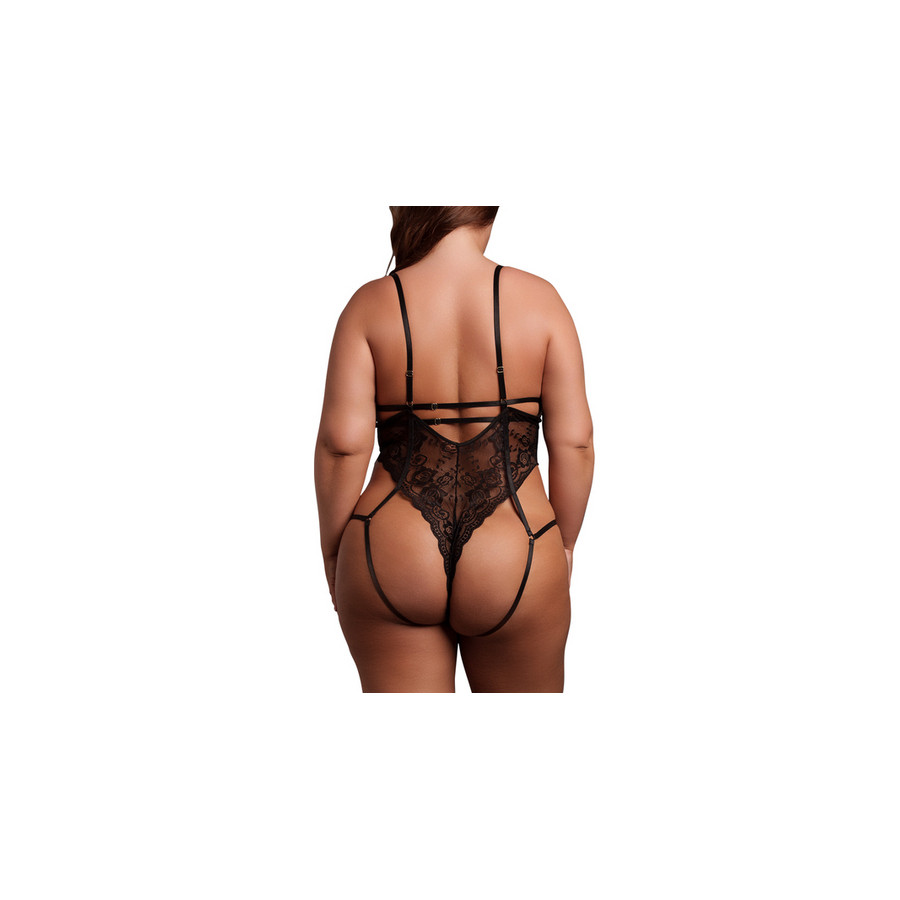 Sandra Large Lace Bodysuit Black