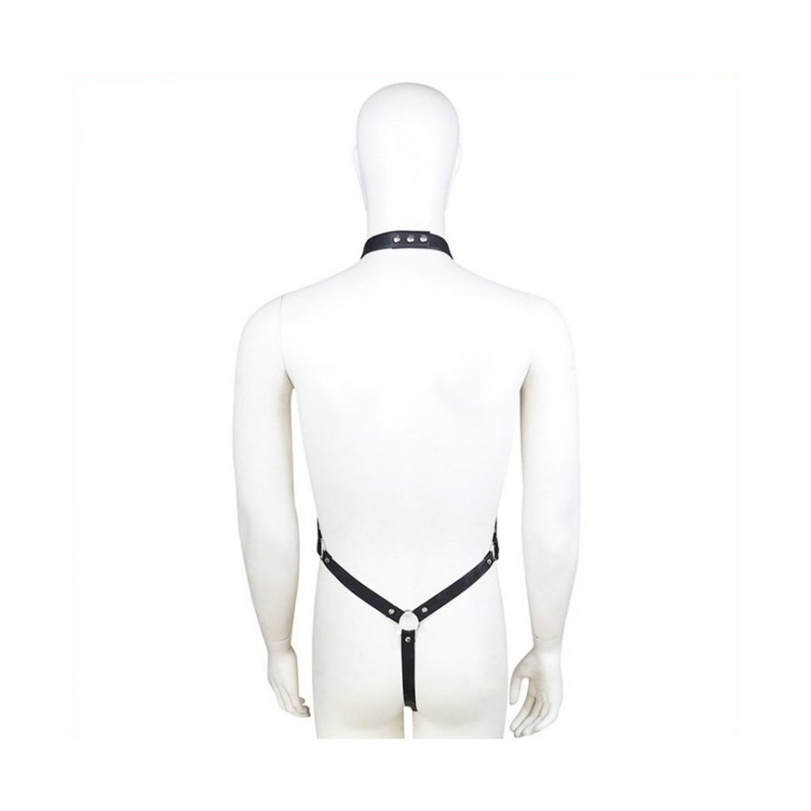 Ensemble Panties avec harnais Simili