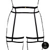 Porte-jarretelles Grande Taille Double Strap Noir