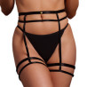 Double Strap suspender belt Black