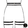 Porte-jarretelles Grande Taille Double Strap Noir