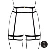 Double Strap suspender belt Black