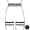 Double Strap suspender belt Black
