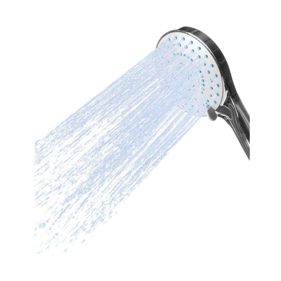 Shower head with Clean Stream enema nozzle