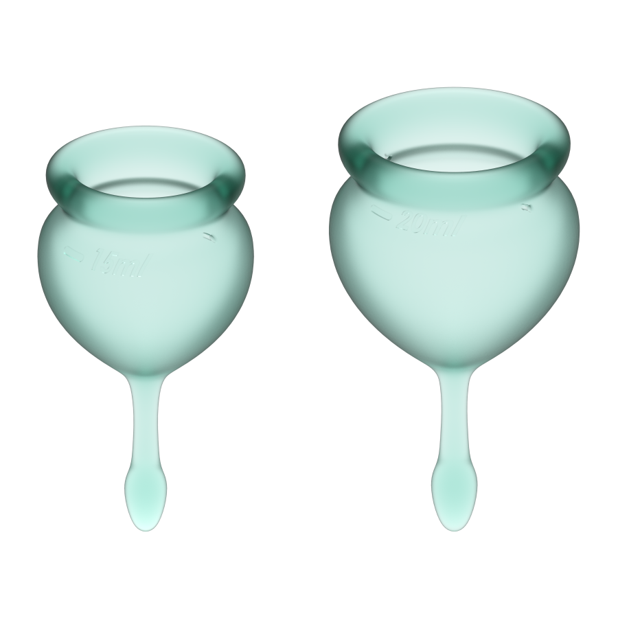 Coupes menstruelles Feel Good x2 Vert