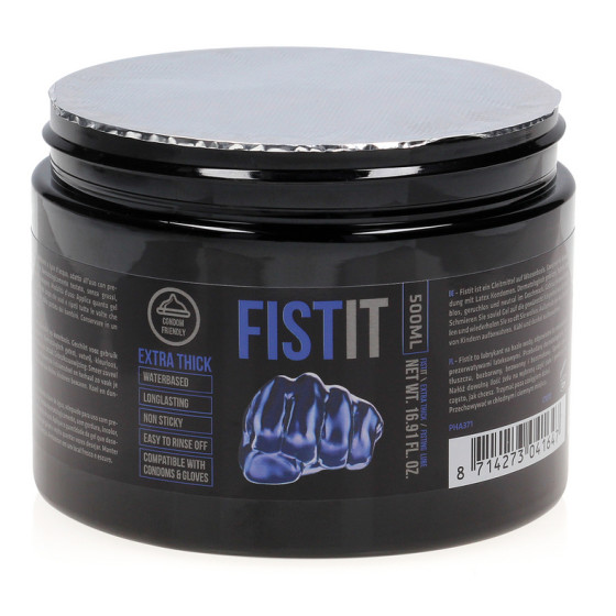 Lubricant Water FIST IT EXTRA THICK 500 ml -Pot black