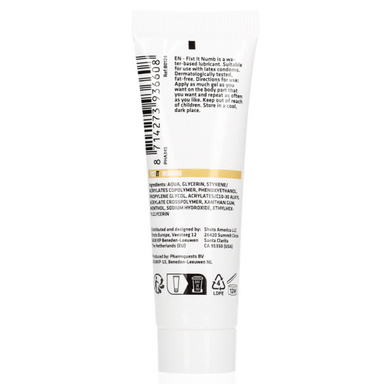Relaxing lubricant Fist It Numbing 24ml