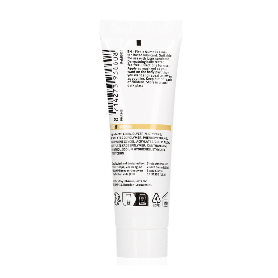 Relaxing lubricant Fist It Numbing 24ml