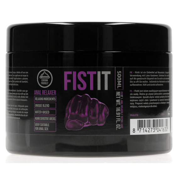 Anal Relaxer cream 500 ml - Black jar