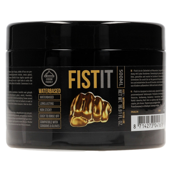 Lubrifiant Eau Fist It 500ml - Pot noir
