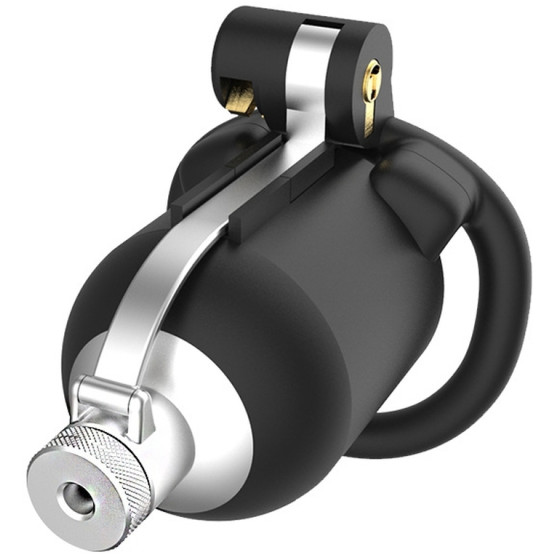 Chastity Cage with Lock Spike 5.5 x 6mm