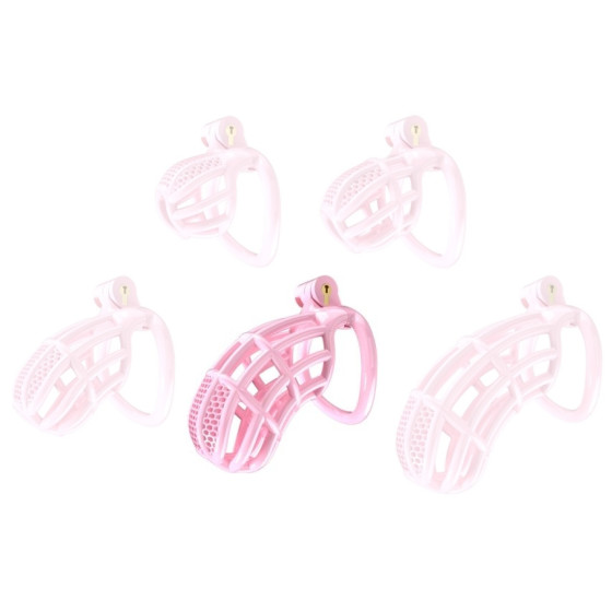 Nexia XL Chastity Cage 10 x 3.4cm Pink