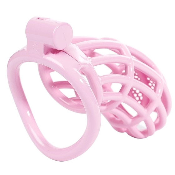 Nexia XL Chastity Cage 10 x 3.4cm Pink