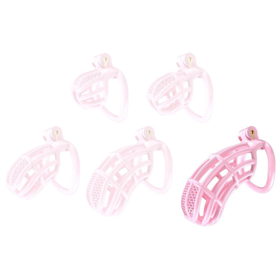 Nexia XXL Chastity Cage 11.5 x 3.4cm Pink