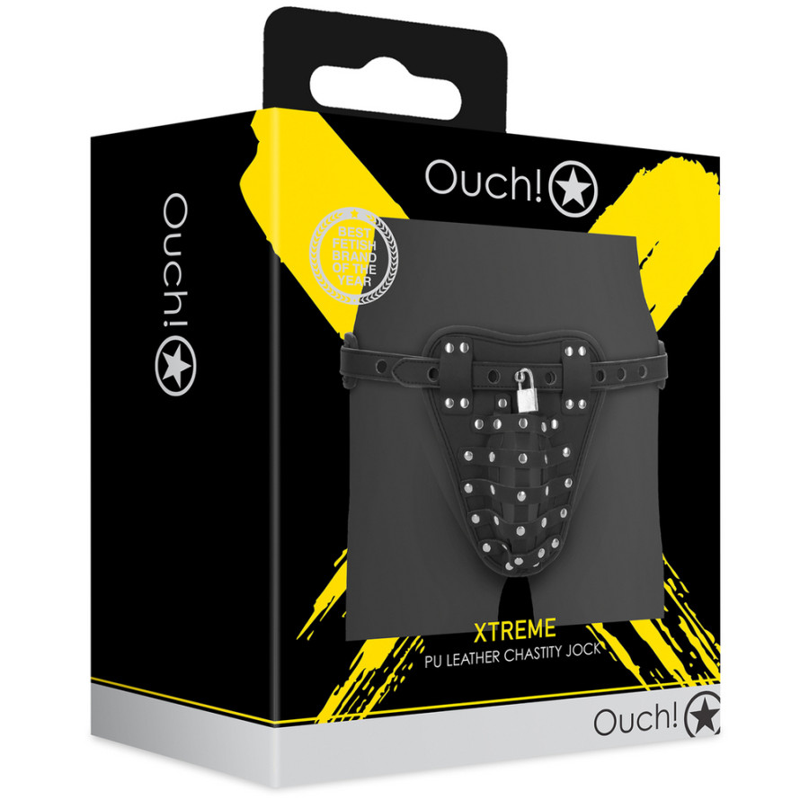 Chastity belt Jock Belt Black